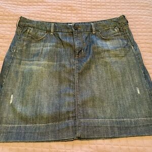 GAP Classic Blue Denim Mini Skirt
